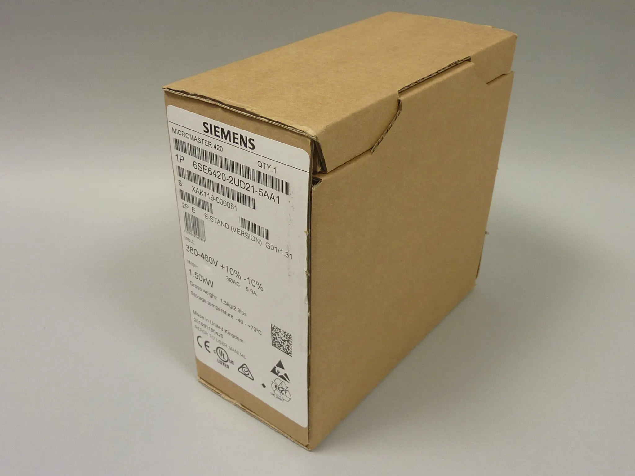Produktfoto 1 von 6SE6420-2UD21-5AA1