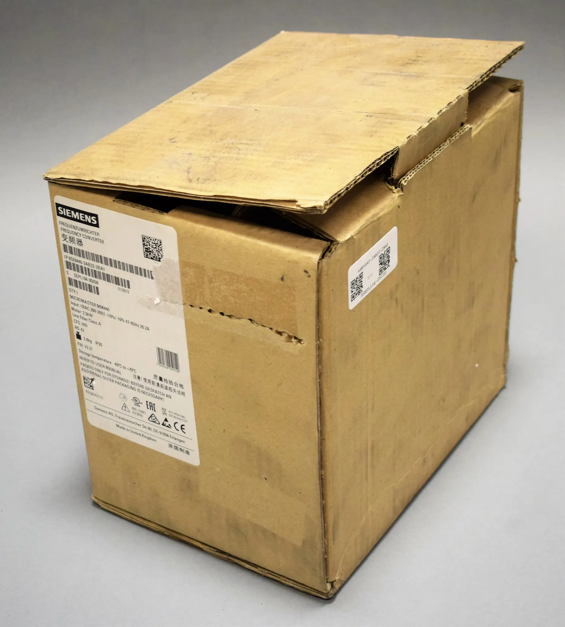 Produktfoto 1 von 6SE6440-2AB22-2BA1