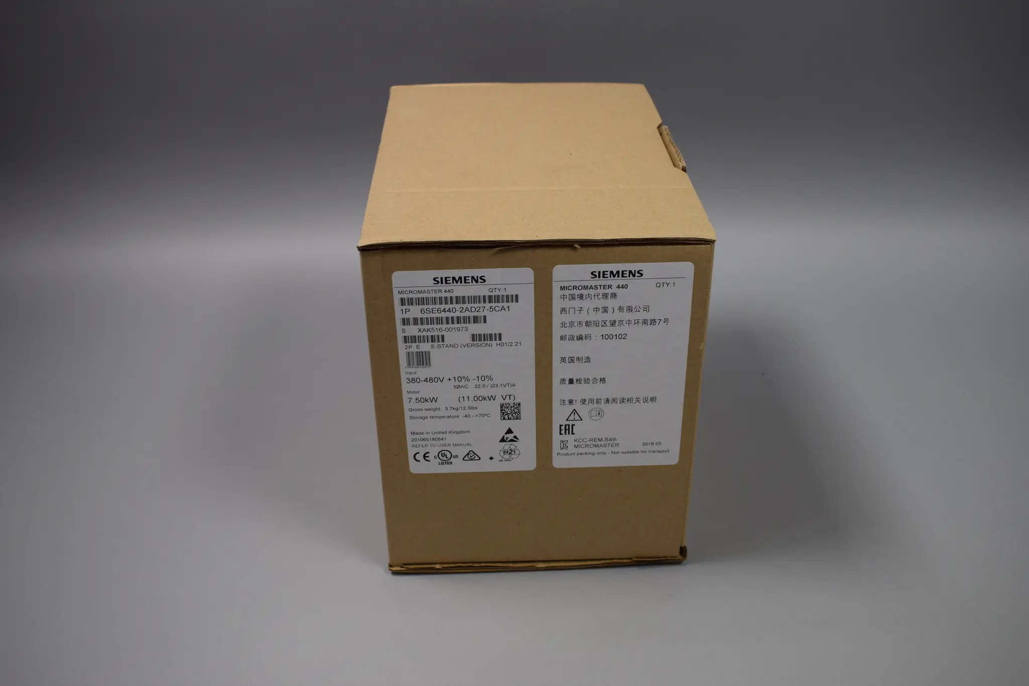 Produktfoto 1 von 6SE6440-2AD27-5CA1