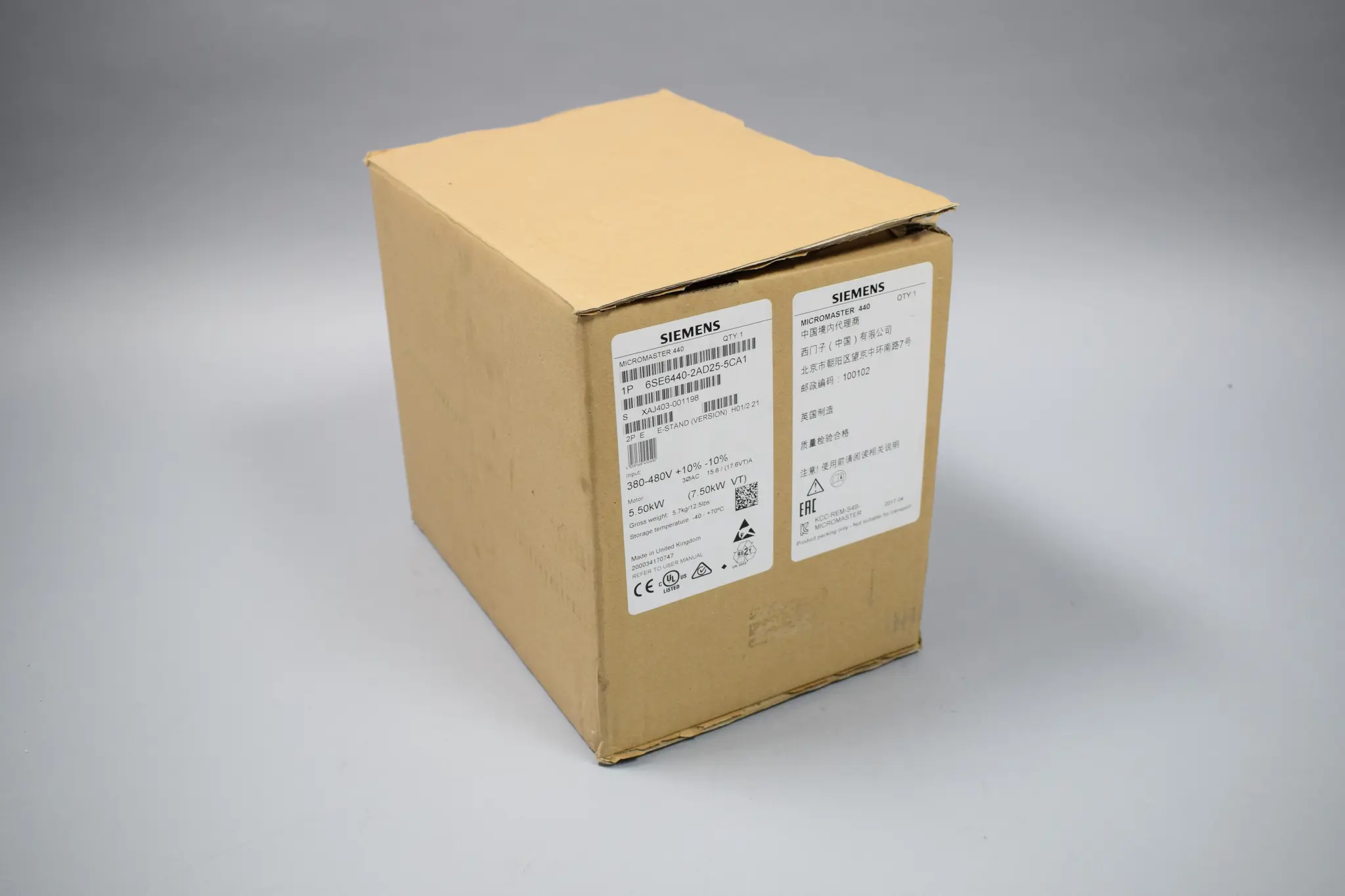 Produktfoto 1 von 6SE6440-2AD25-5CA1