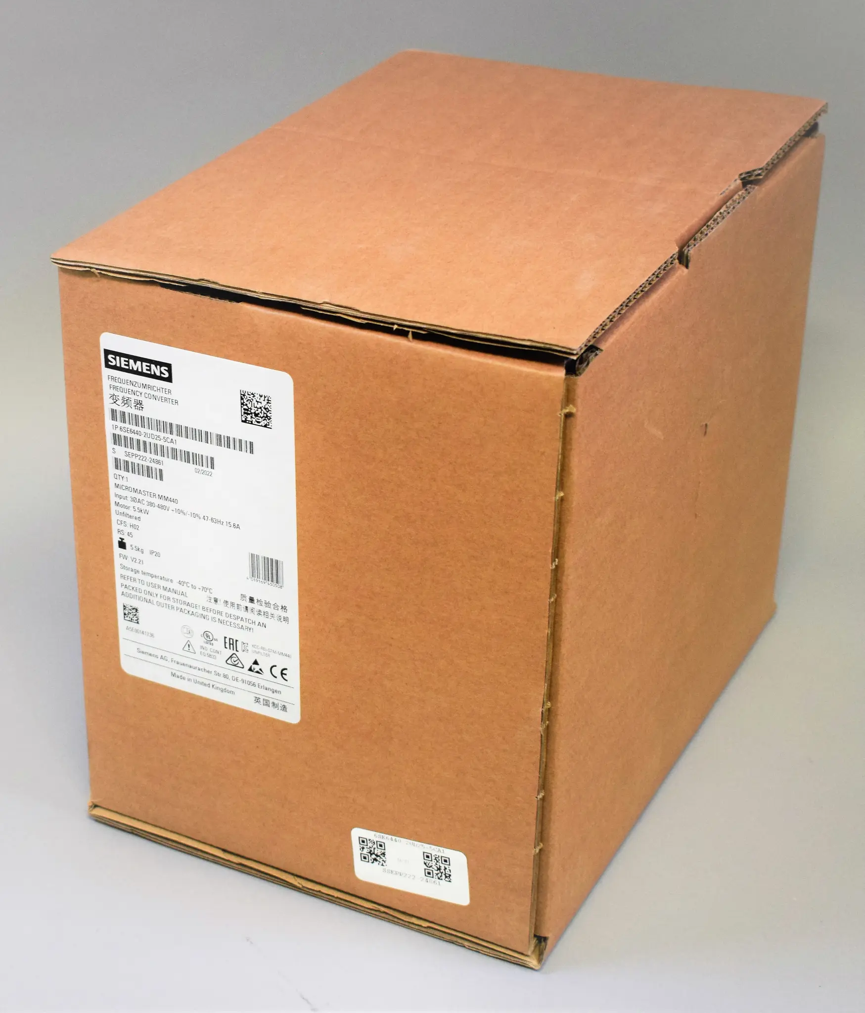 Produktfoto 1 von 6SE6440-2UD25-5CA1