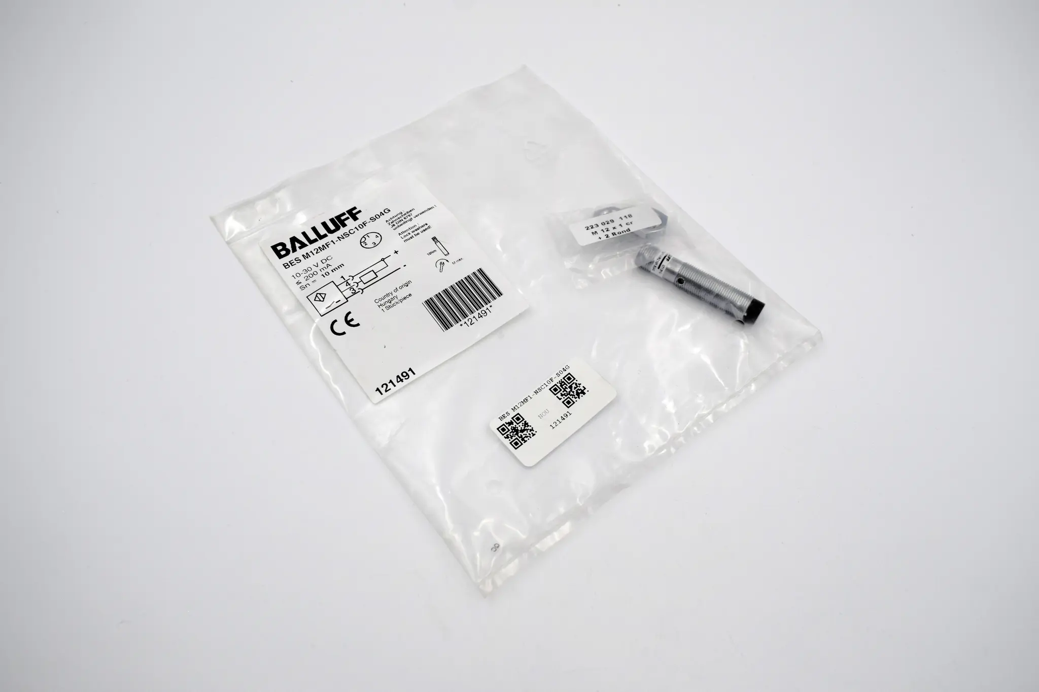 Produktfoto 1 von BES M12MF1-NSC10F-S04G