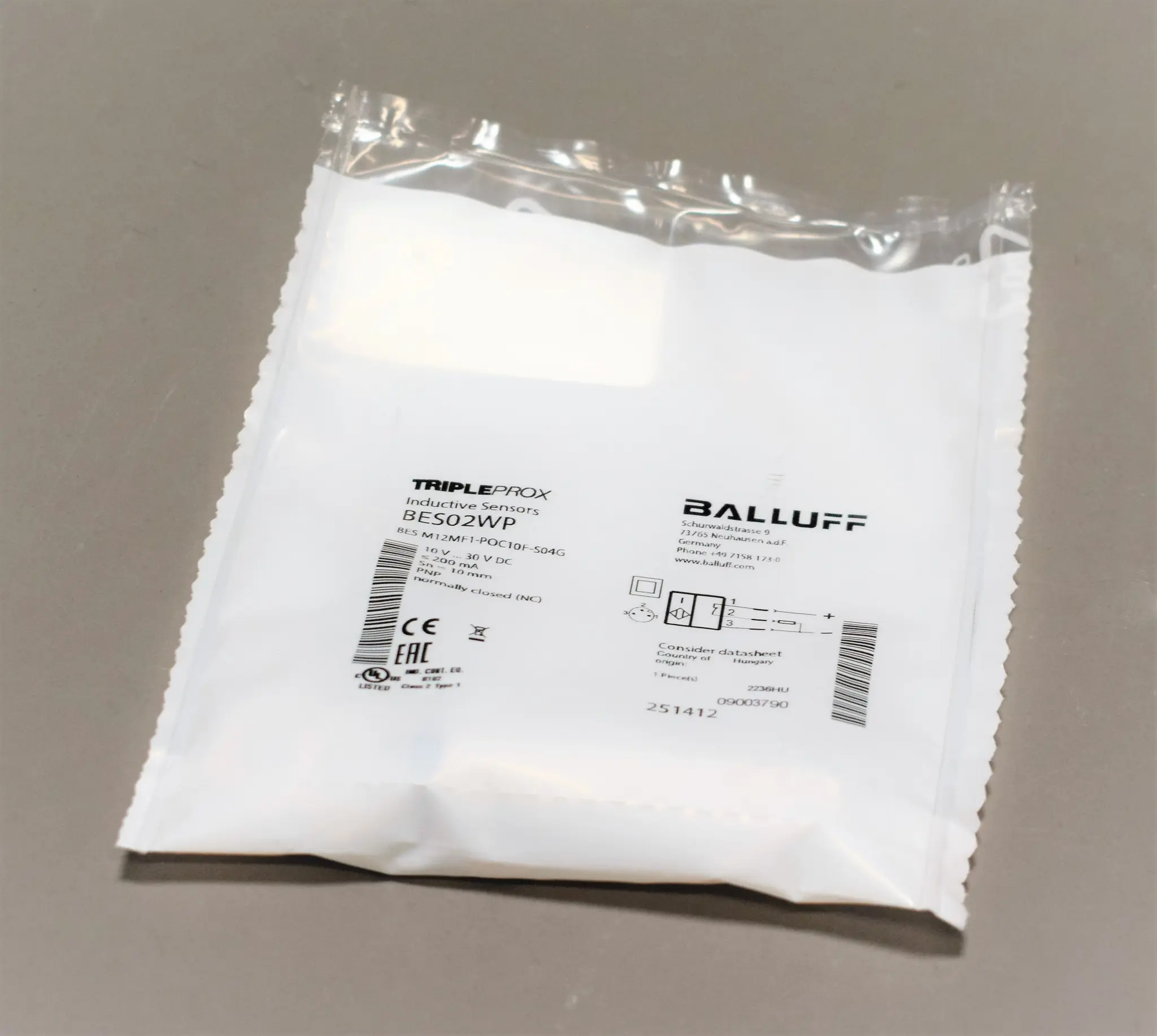 Produktfoto 1 von BES M12MF1-POC10F-S04G