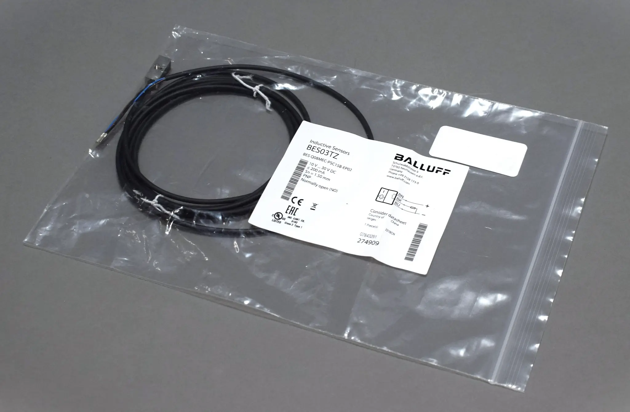 Produktfoto 1 von BES Q08MEC-PSC15B-EP02