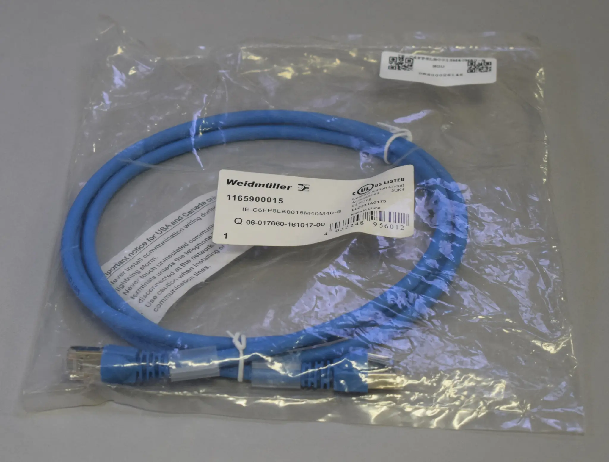 Produktfoto 1 von IE-C6FP8LB0015M40M40-B