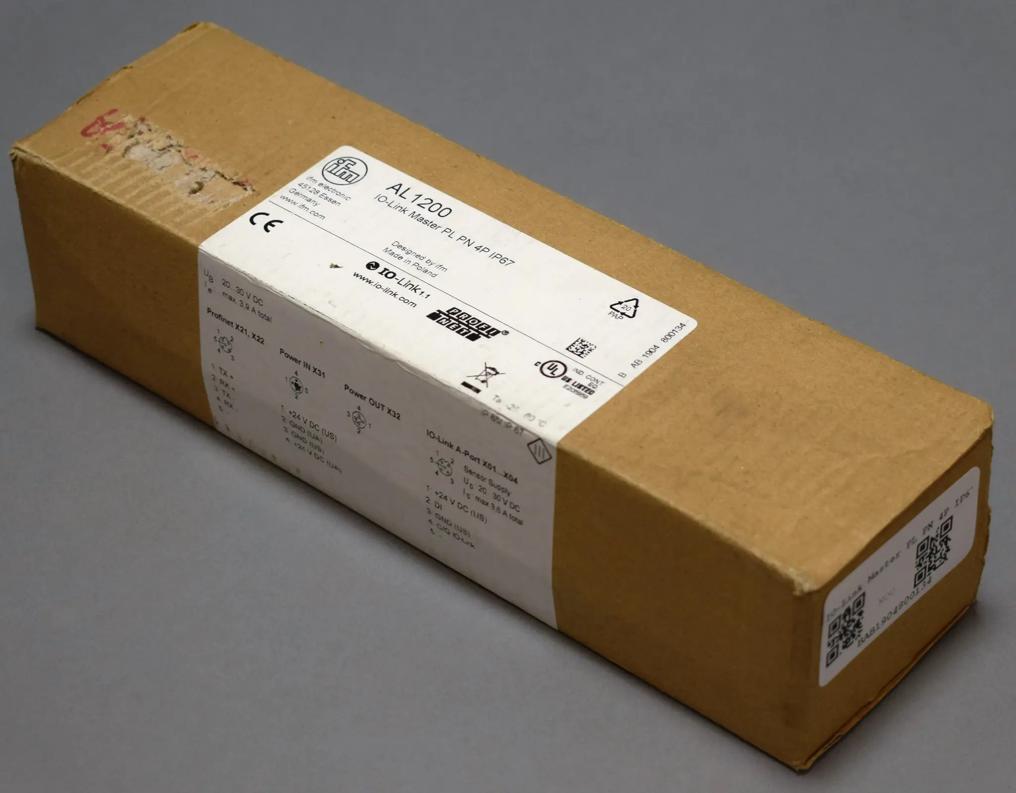 Produktfoto 1 von IO-Link Master PL PN 4P IP67