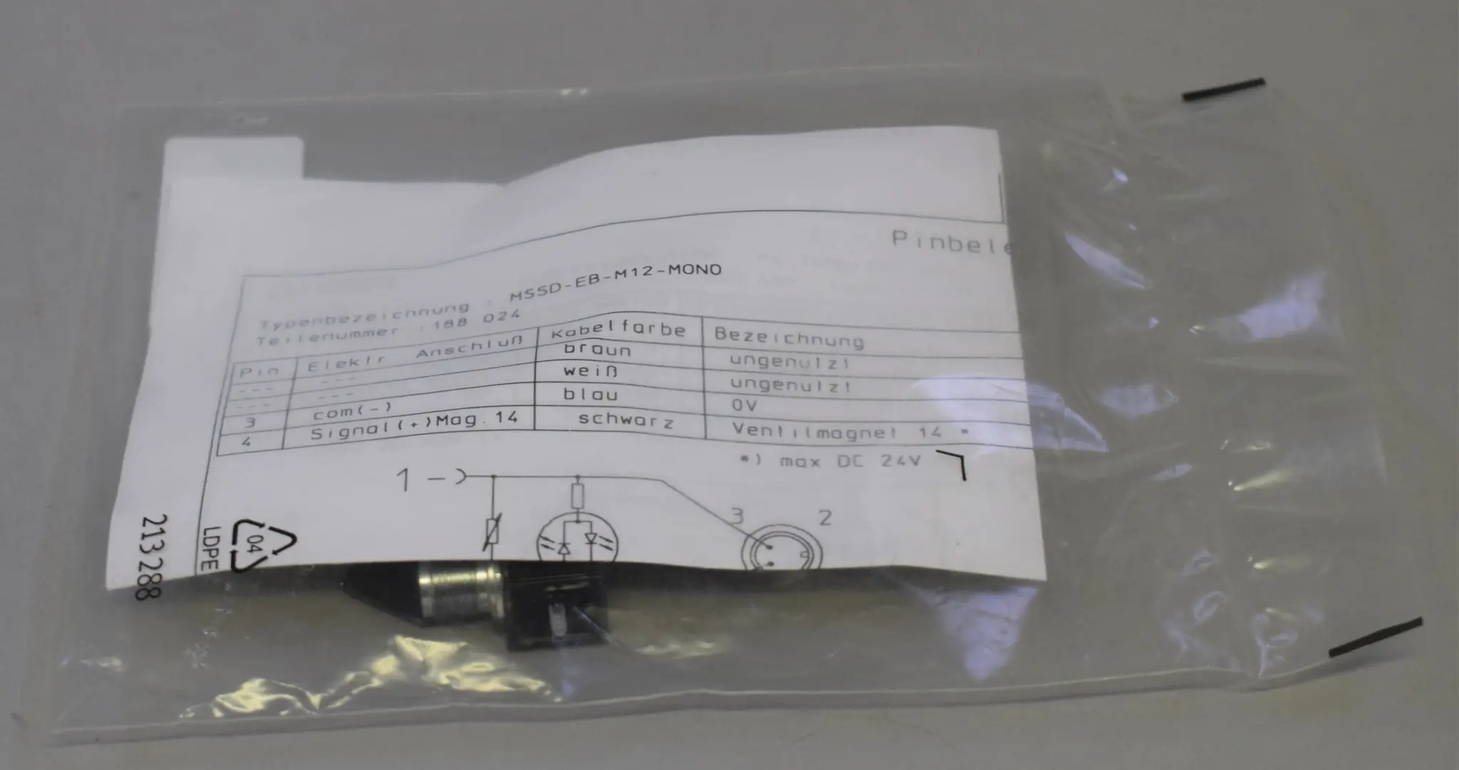 Produktfoto 1 von MSSD-EB-M12-MONO