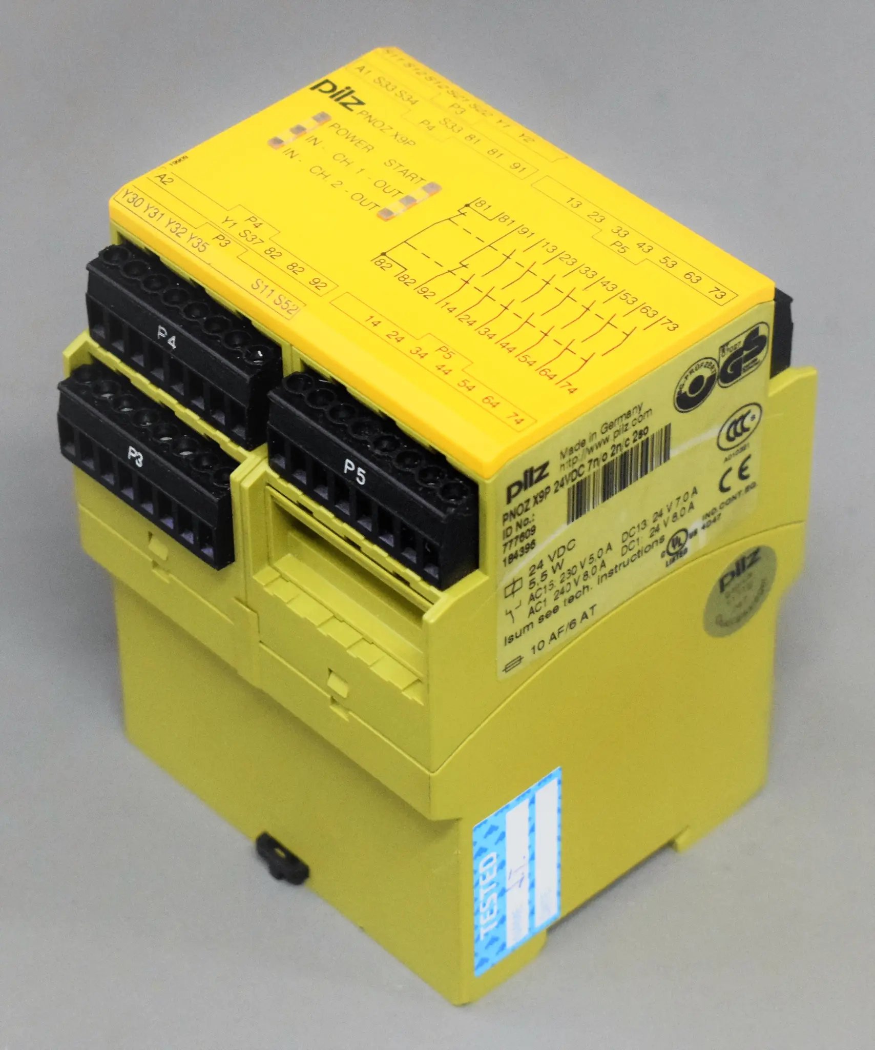 Produktfoto 1 von PNOZ X9P 24VDC 7no 2nc 2so