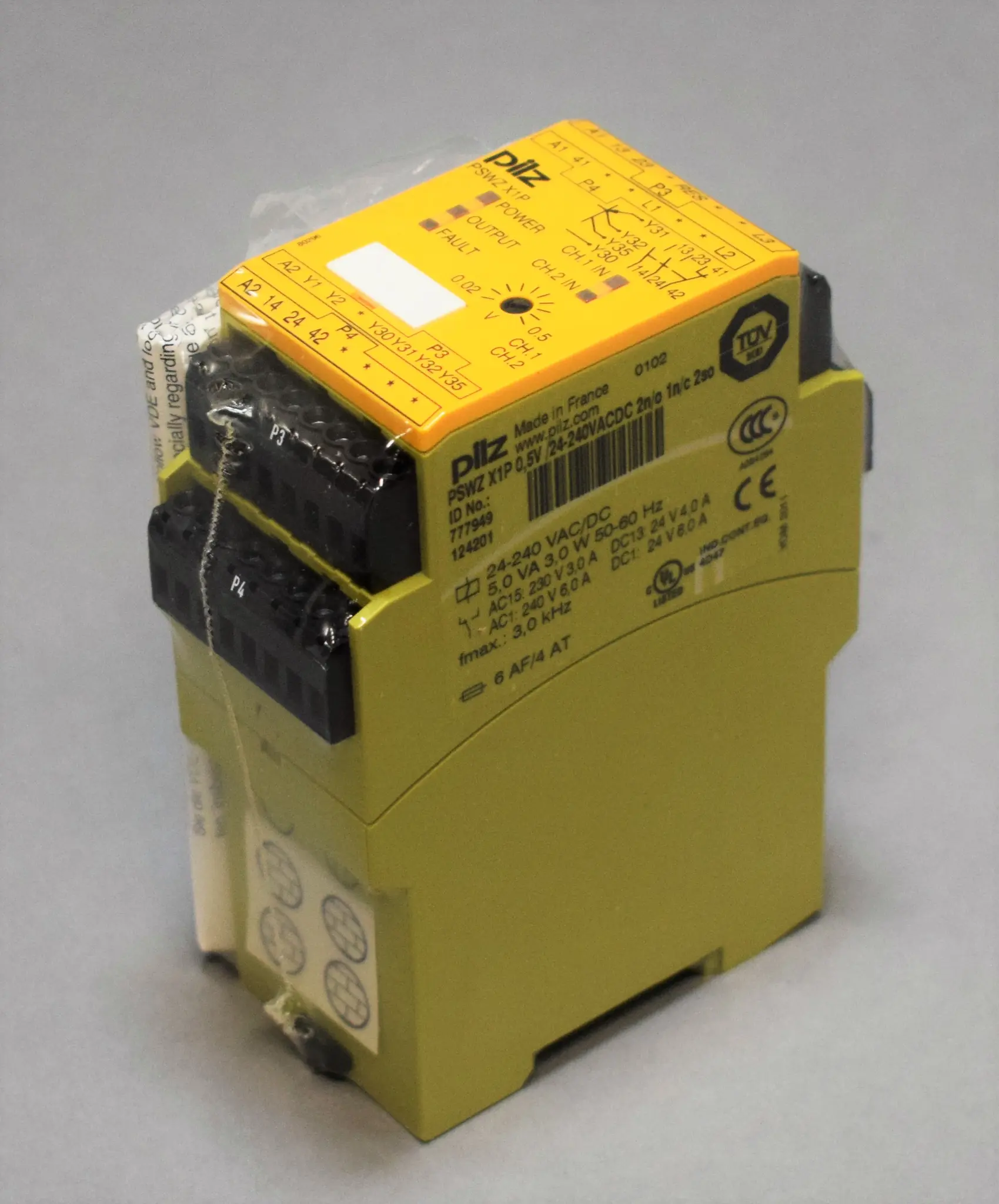 Produktfoto 1 von PSWZ X1P 05V24-240VACDC 2no 1nc 2so