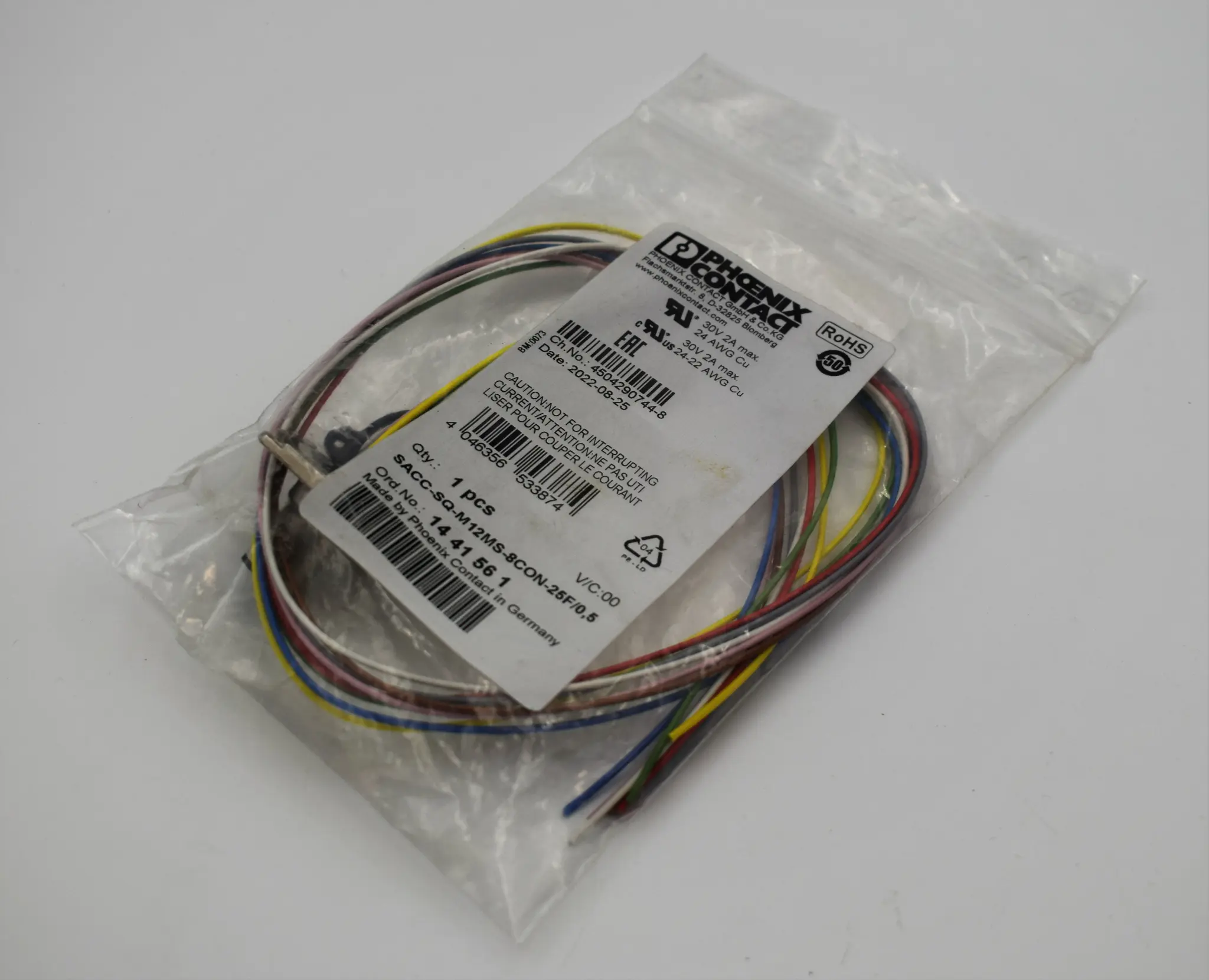 Produktfoto 1 von SACC-SQ-M12MS-8CON-25F05