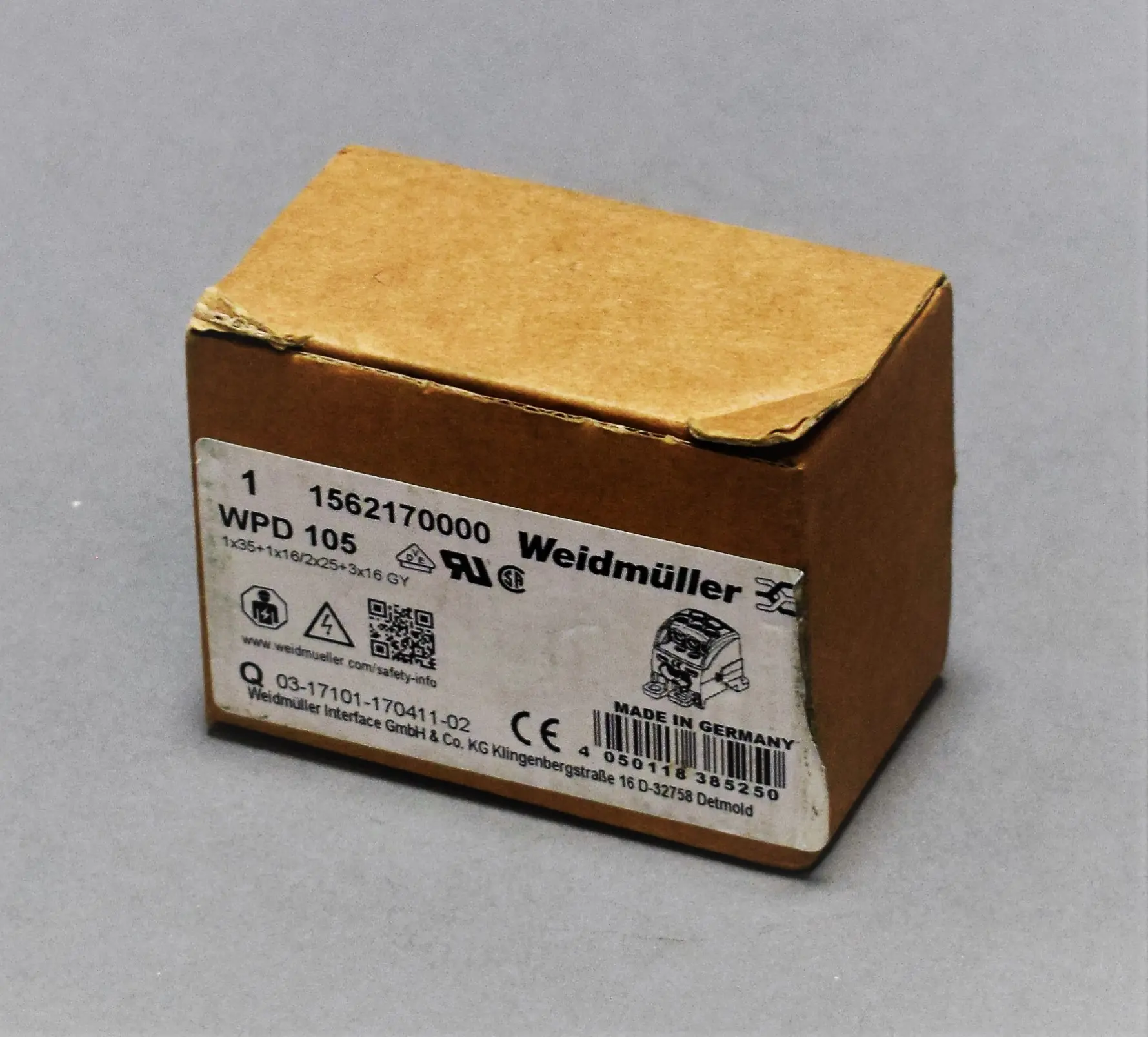 WPD 105 1X351X162X253X16 GY