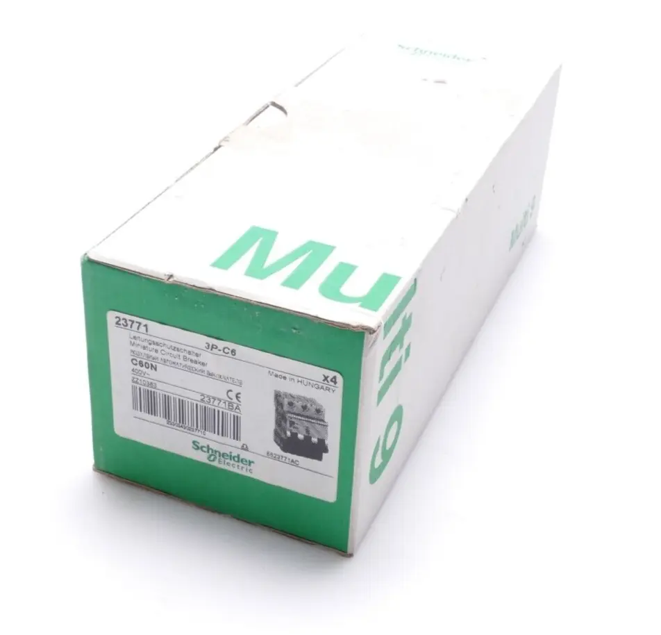 Produktfoto 1 von 4x Schneider 23771 Leitungsschutzschalter C60N 3P-C6