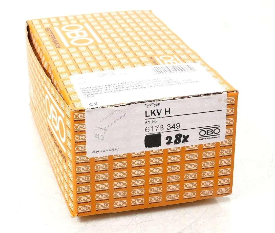 Produktfoto 1 von 28x OBO Bettermann LKV H Drahthalter | 6178349