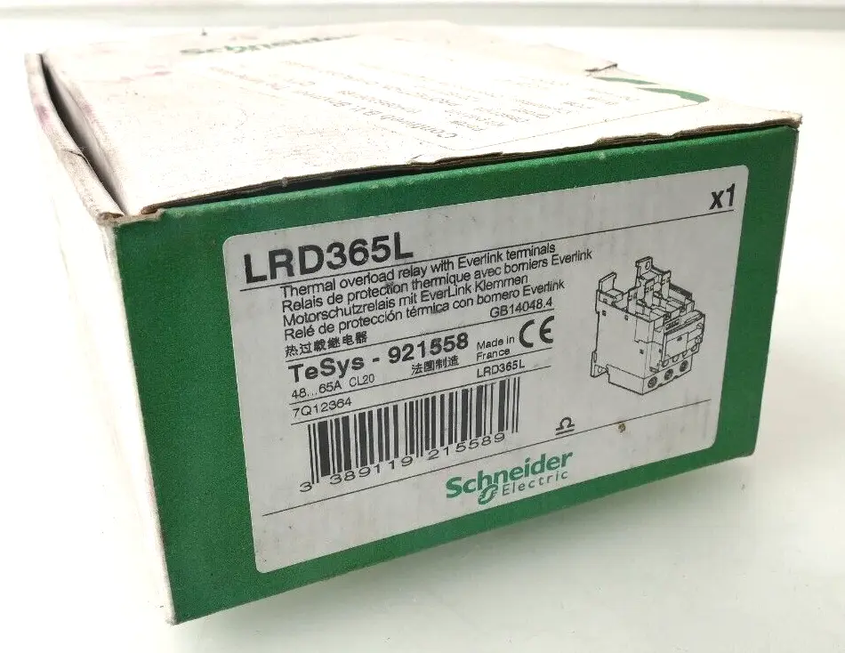 Produktfoto 1 von Schneider Electric Motorschutzrelais LRD365L | 921558