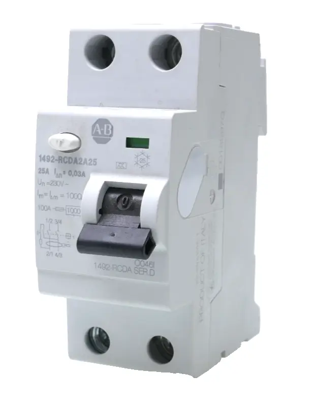 Produktfoto 1 von Allen-Bradley Fehlerstrom-Schutzschalter | Ser. D | 1492-RCDA2A25