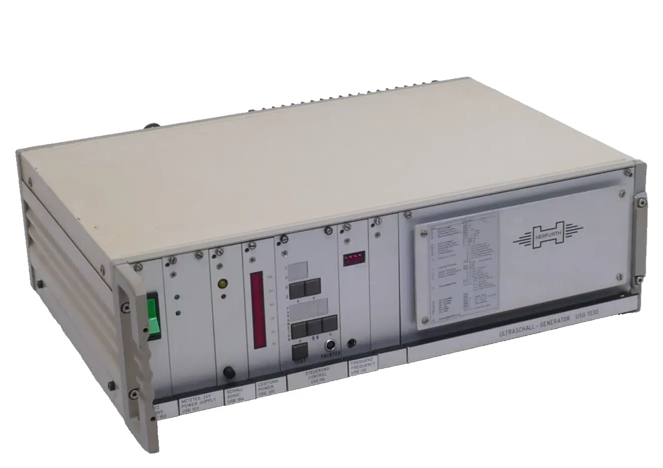Produktfoto 1 von Herfurth Hamburg USG 1030 Ultraschall-Generator 240/220 V | USG1030