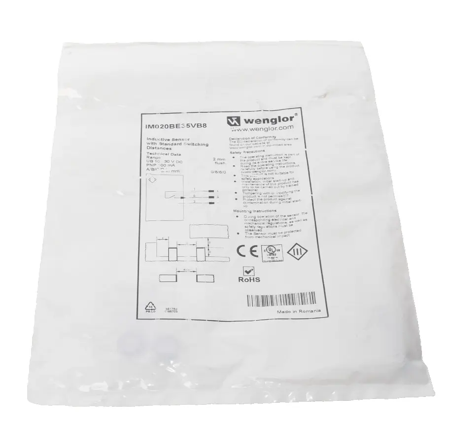 Produktfoto 1 von Wenglor Induktiver Sensor | IM020BE35VB8