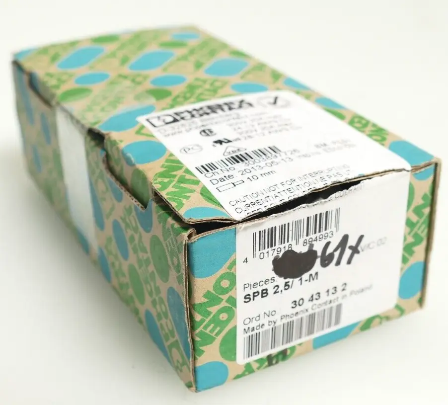 61x Phoenix Contact 3043132 Stecker SPB 2,5/1-M | V/C:02 | 30 43 13 2