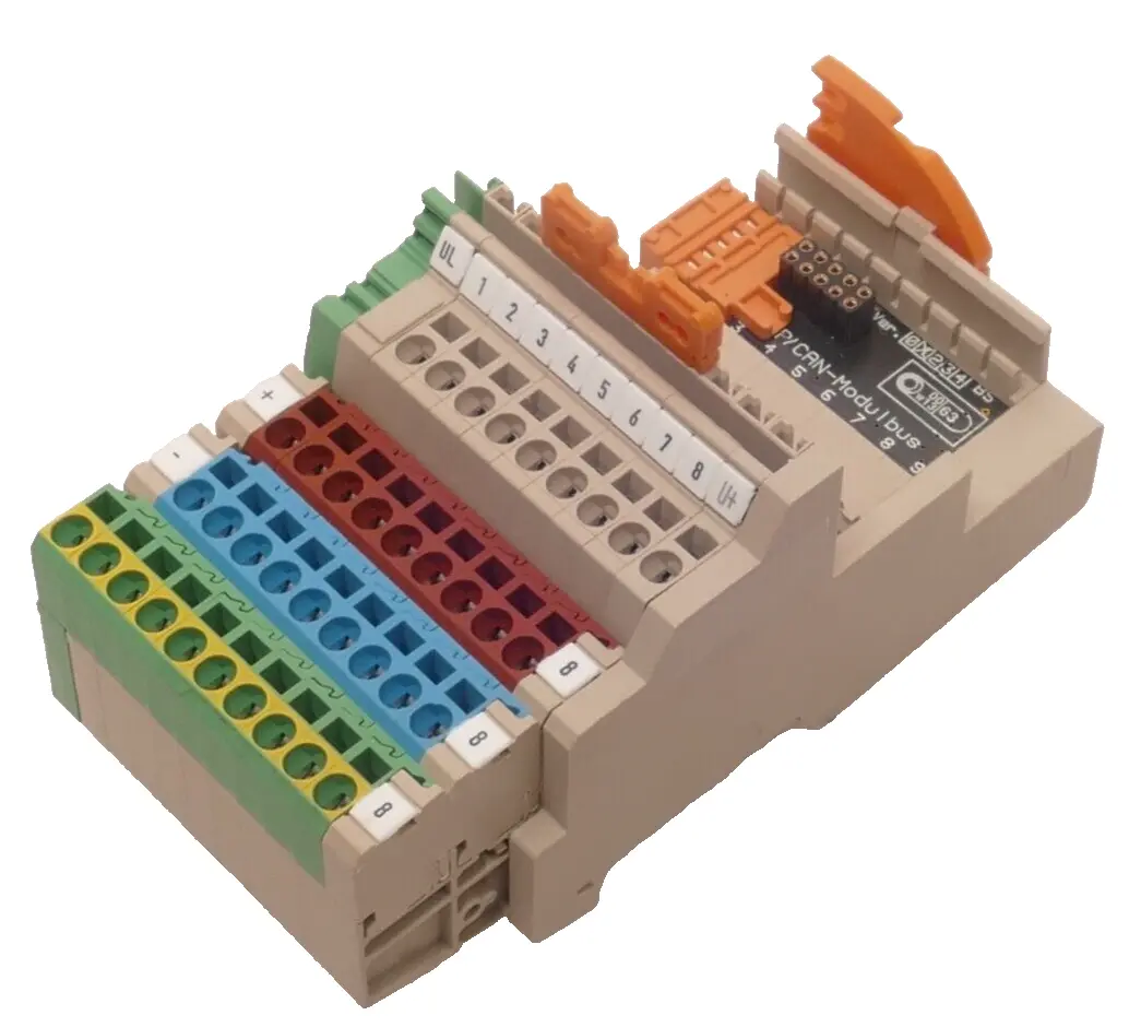 Produktfoto 1 von Weidmüller Brückenmodul ZSB 1.5/8-S/+/-/PE-EI | V:01 | 1700582002