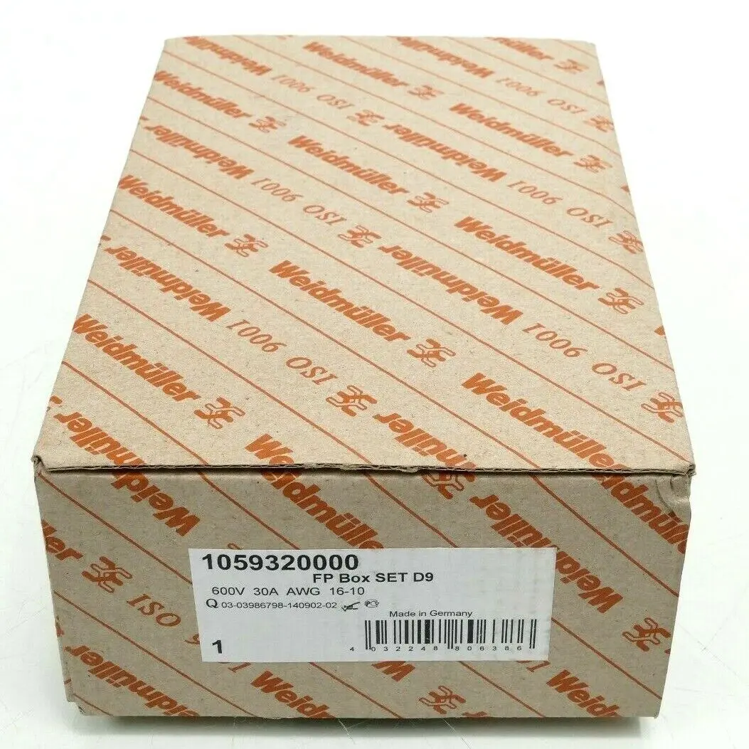 Produktfoto 1 von Weidmüller Energiebusverteiler FP Box SET D9 | 1059320000