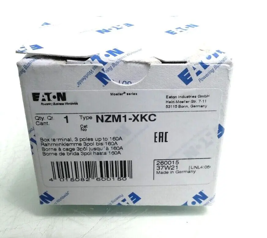 3x Eaton Moeller Rahmenklemme NZM1-XKC | 260015