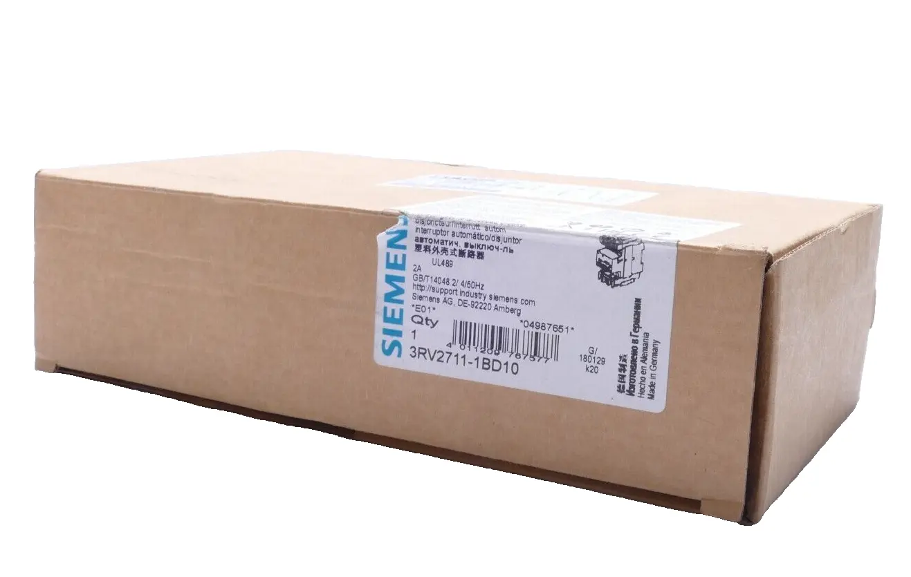 Produktfoto 1 von Siemens SIRIUS Leistungsschalter 3RV2 711-1BD10 | E:01 | 3RV2711-1BD10