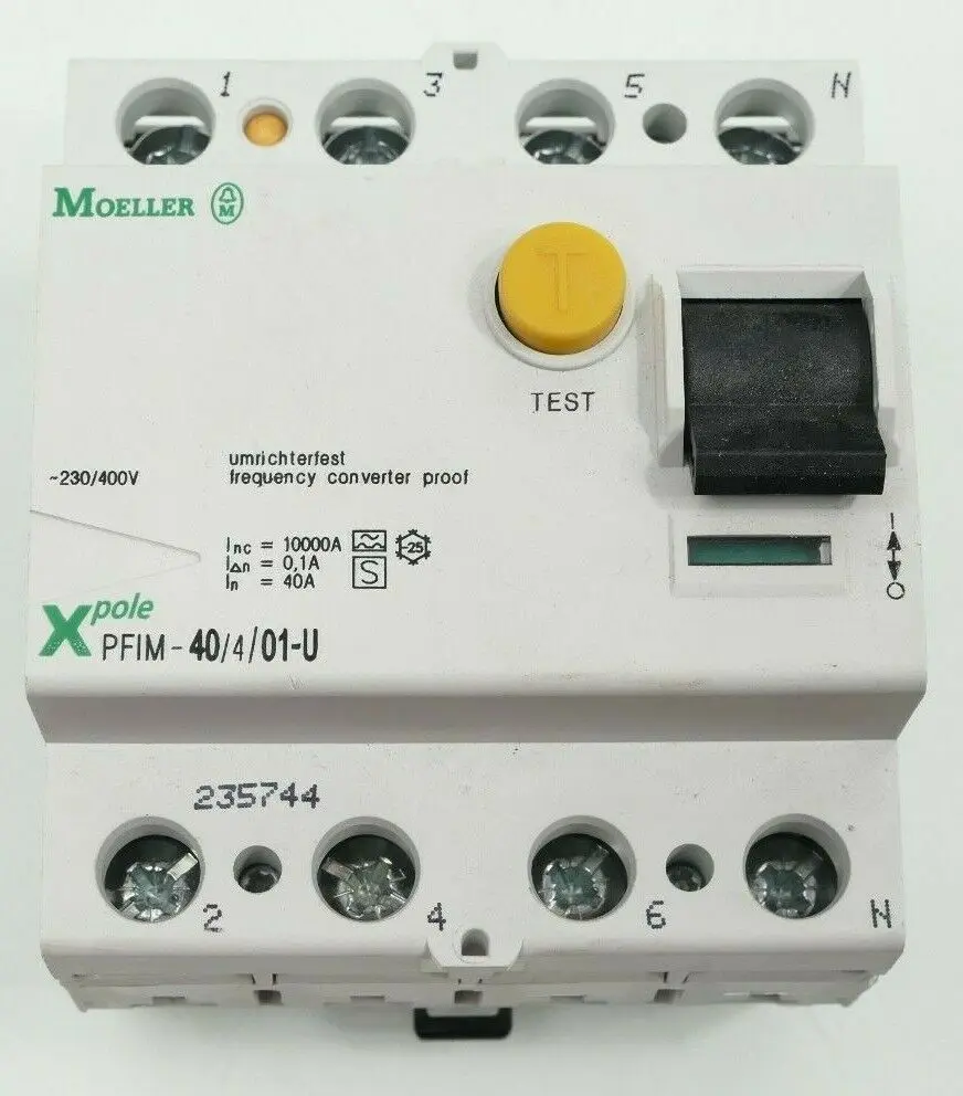 Produktfoto 1 von Moeller Xpole FI-Schutzschalter PFIM-40/4/01-U | 235744