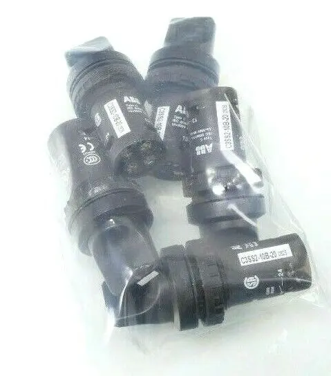 Produktfoto 1 von 5x ABB Drehschalter Schwarz | C3SS2-10B-20