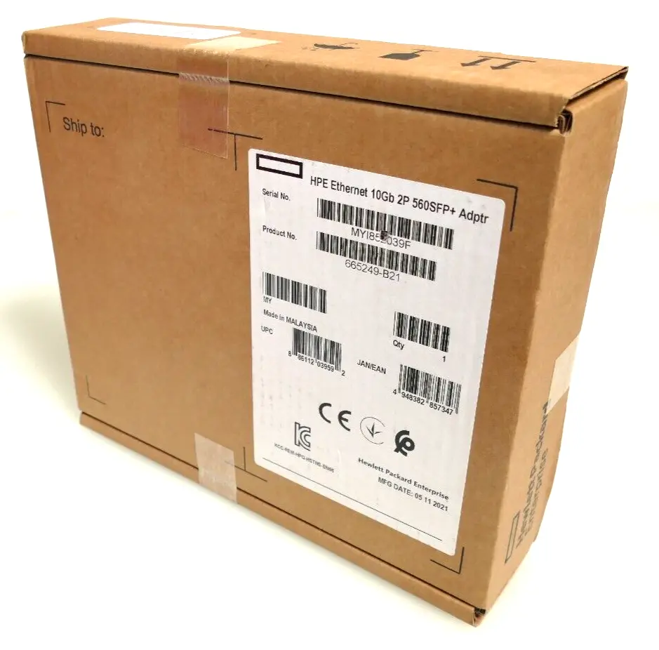 Produktfoto 1 von Hewlett Packard 665249-B21 | HPE Ethernet 10Gb 2P 560SFP+ Adptr