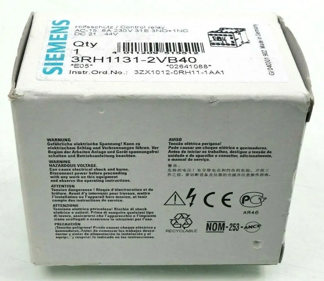 Produktfoto 1 von Siemens SIRIUS 3RH1 131-2VB40 | E:05 | 3RH1131-2VB40