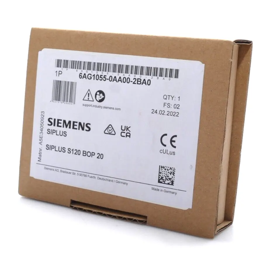 Produktfoto 1 von Siemens SIPLUS S120 BOP 20 | 6AG1 055-0AA00-2BA0 | E:02 | 6AG1055-0AA00-2BA0