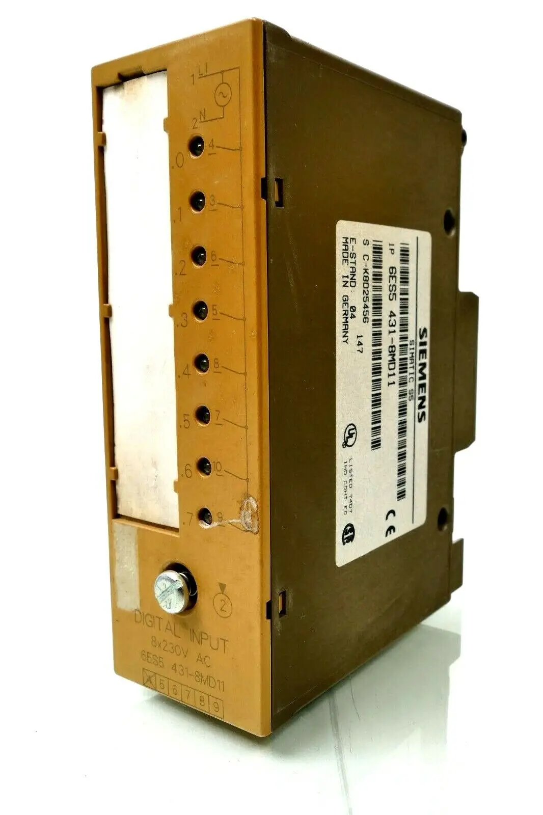 Produktfoto 1 von Siemens SIMATIC S5 Digitaleingabe 6ES5 431-8MD11 | E:04 | 6ES5431-8MD11