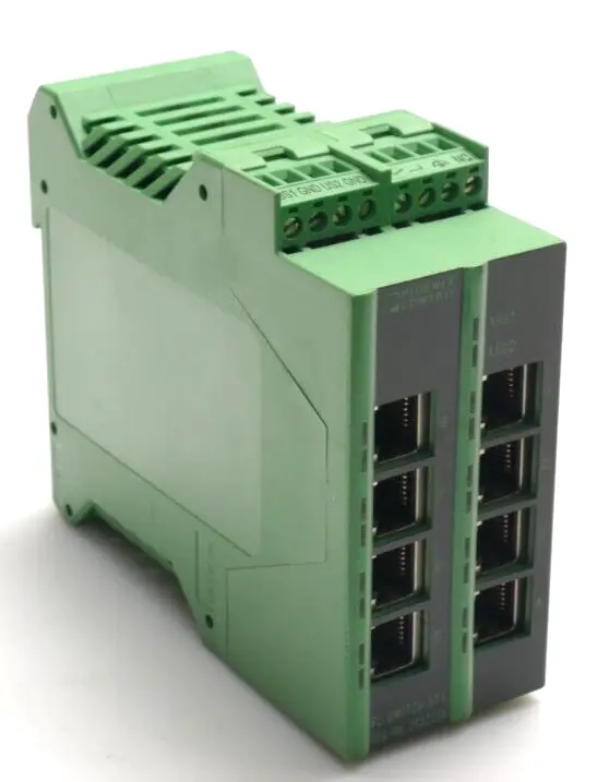 Produktfoto 1 von Phoenix Contact 28 32 21 8 Industrial Ethernet FL SWITCH 8TX | HW:02 | 2832218