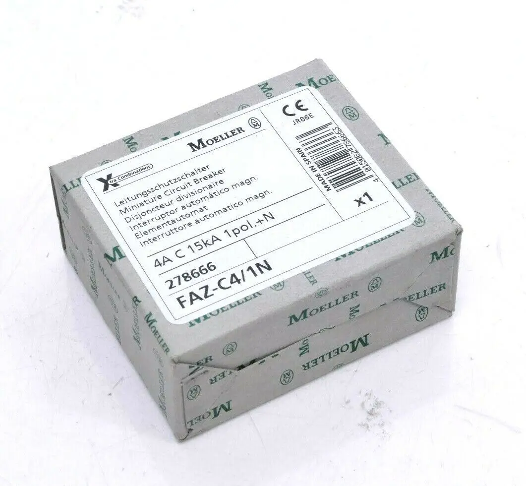 Produktfoto 1 von Moeller Leitungsschutzschalter FAZ-C4/1N | 278666