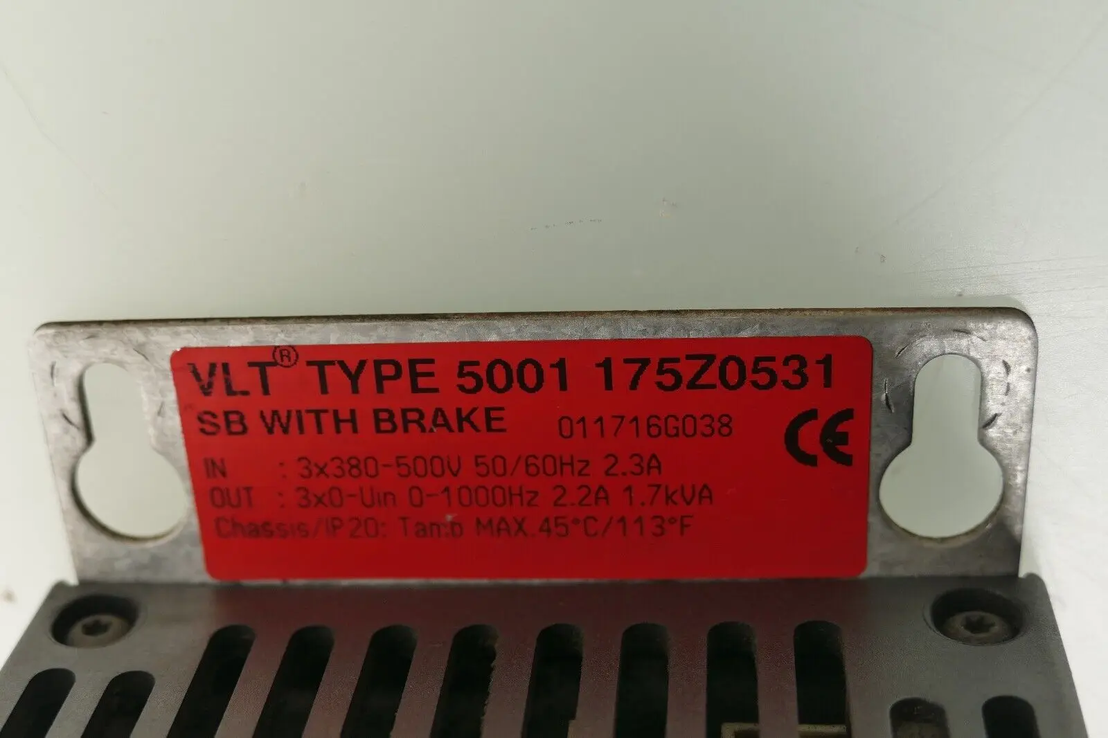 Danfoss Frequenzumrichter VLT5001 | 175Z0531