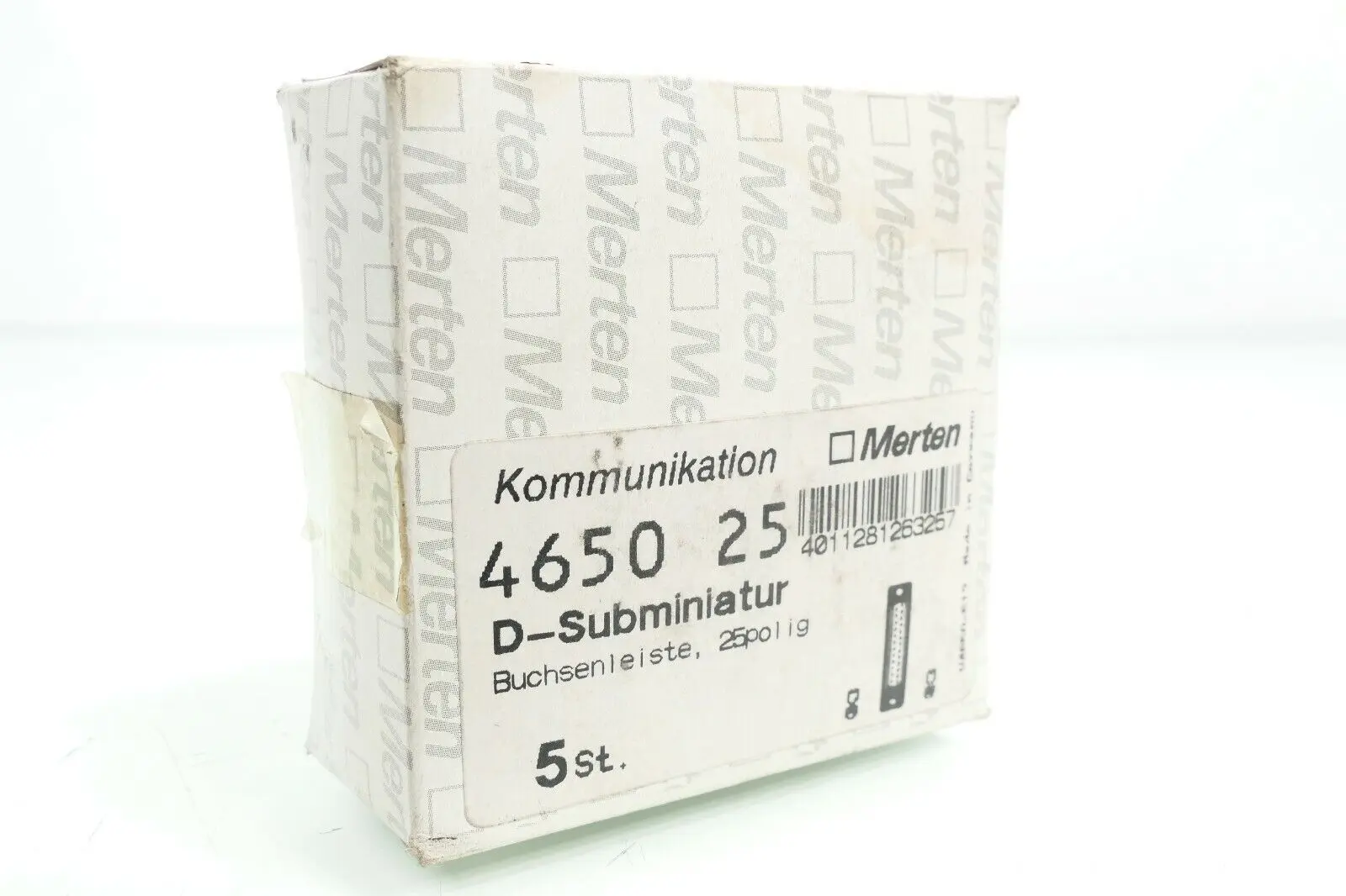 Produktfoto 1 von 4x Merten Kommunikation D-Subminiatur-Buchsenleiste, 25-polig | 465025