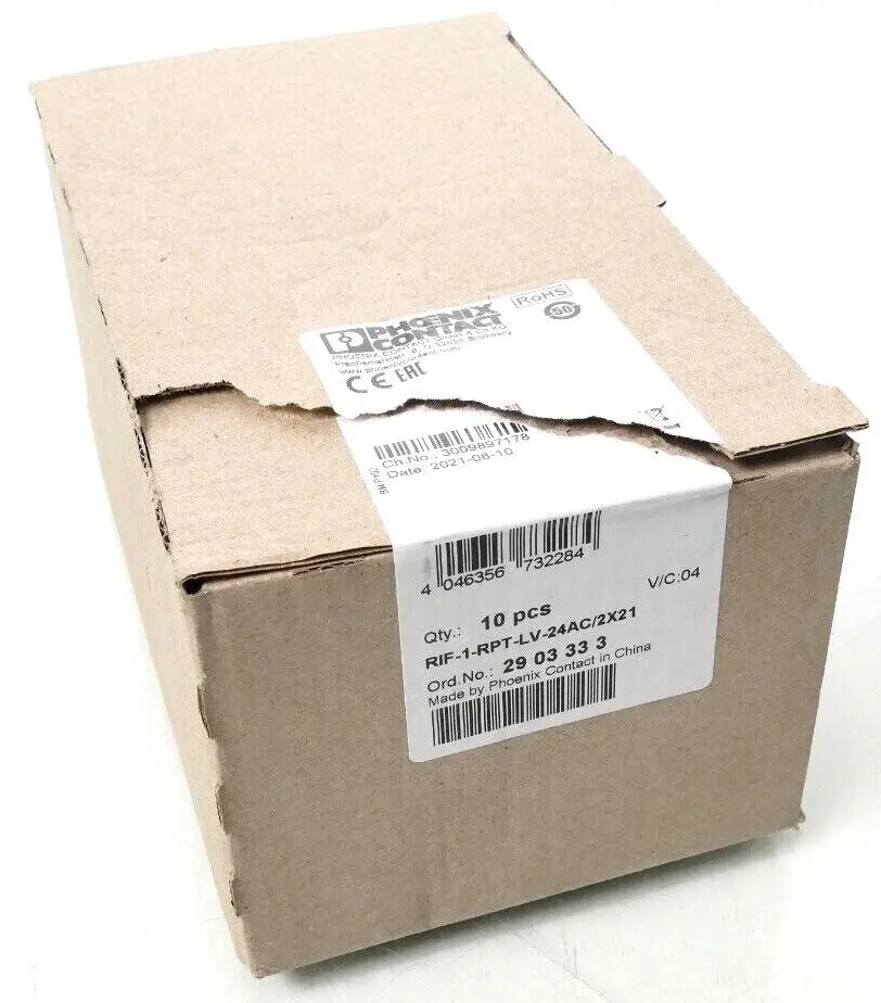 Produktfoto 1 von 10x Relaismodul RIF-1-RPT-LV-24AC/2X21 | 2903333