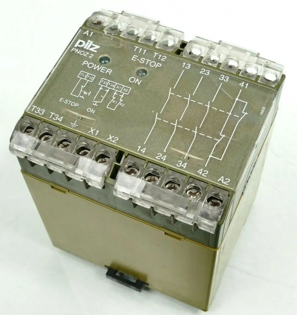 Produktfoto 1 von Pilz Sicherheitsrelais PNOZ2 24VWS 3S1O | 475700