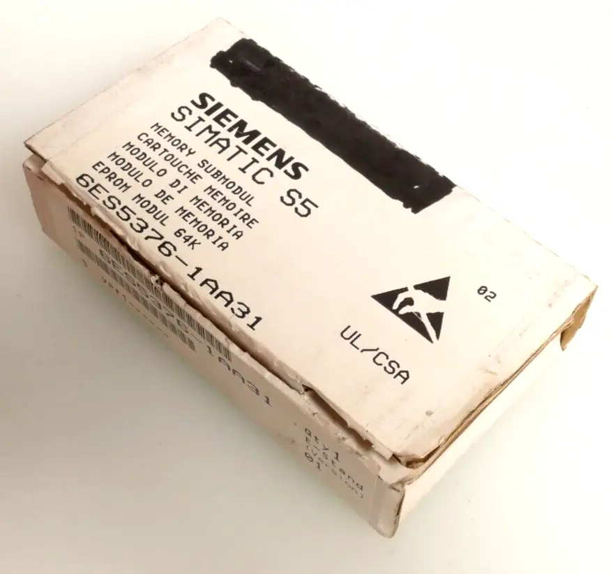 Produktfoto 1 von Siemens 6ES5376-1AA31 Simatic S5 Memory Submodul | E:01 | 6ES5 376-1AA31
