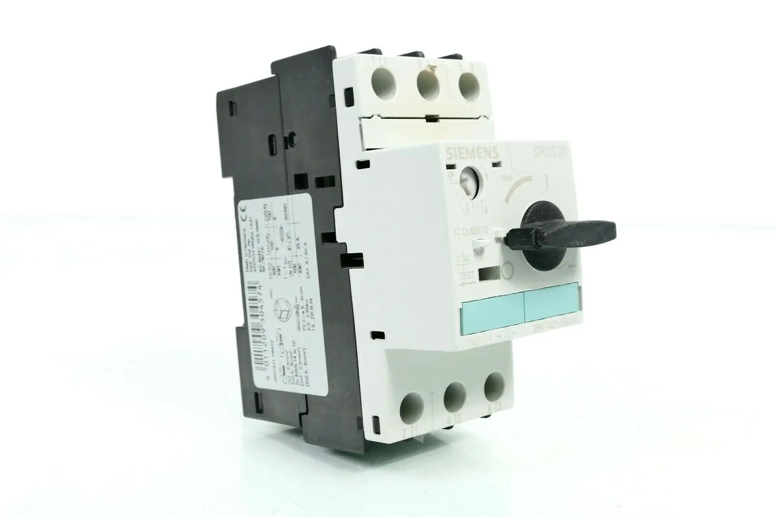 Produktfoto 1 von Siemens SIRIUS Leistungsschalter 1,4-2 A 3RV1 421-1BA10 | 3RV1421-1BA10