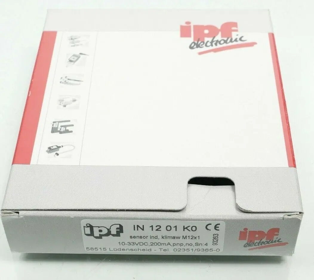 Produktfoto 1 von Ipf Inductive Sensor Atmospheric-Change Resistance IN 12 01 K0 | IN1201K0
