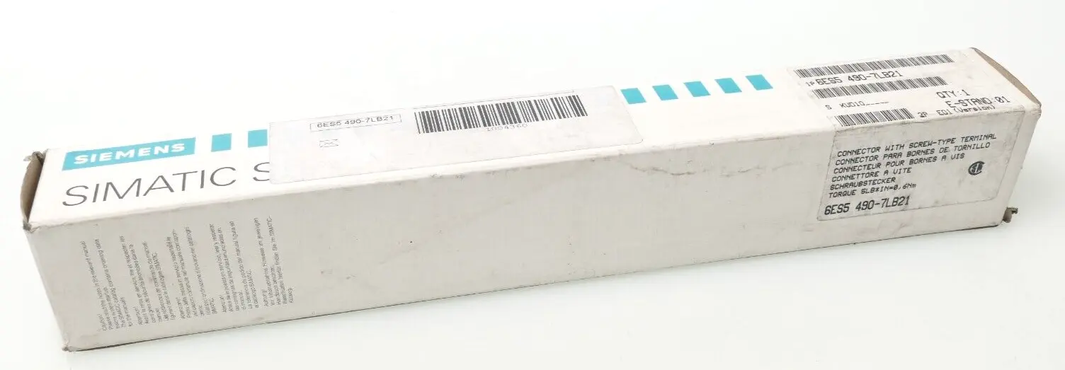 Produktfoto 1 von Siemens SIMATIC S5 Frontstecker 6ES5 490-7LB21 | E:01 | 6ES5490-7LB21