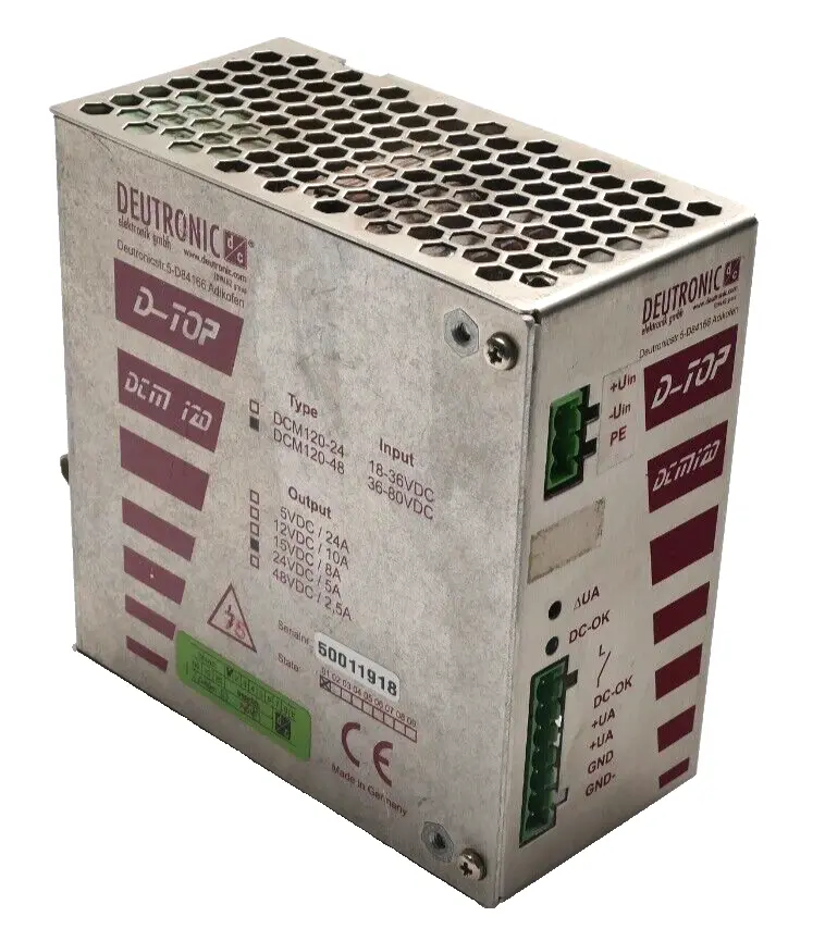 Produktfoto 1 von Deutronic D-TOP Netzteil 24VDC 5A | DCM120-48