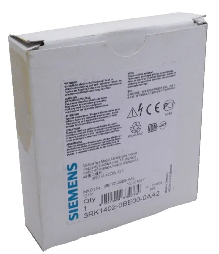 Produktfoto 1 von Siemens AS-Interface Modul 3RK1 402-0BE00-0AA2 | E:13 | 3RK1402-0BE00-0AA2
