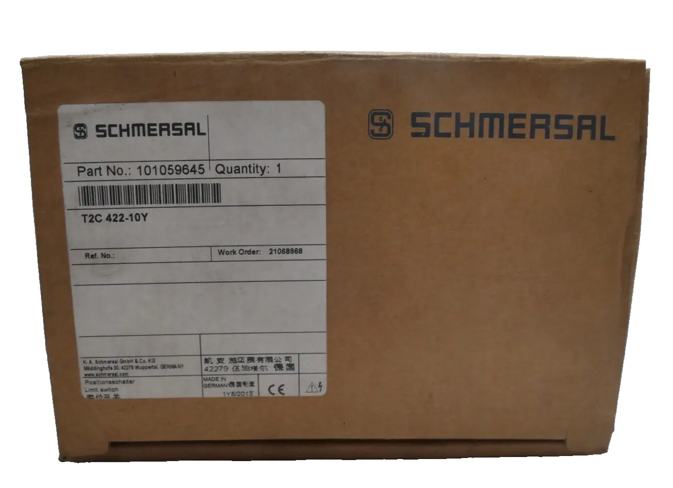 Produktfoto 1 von Schmersal Positionsschalter T2C 422-10Y | 101059645