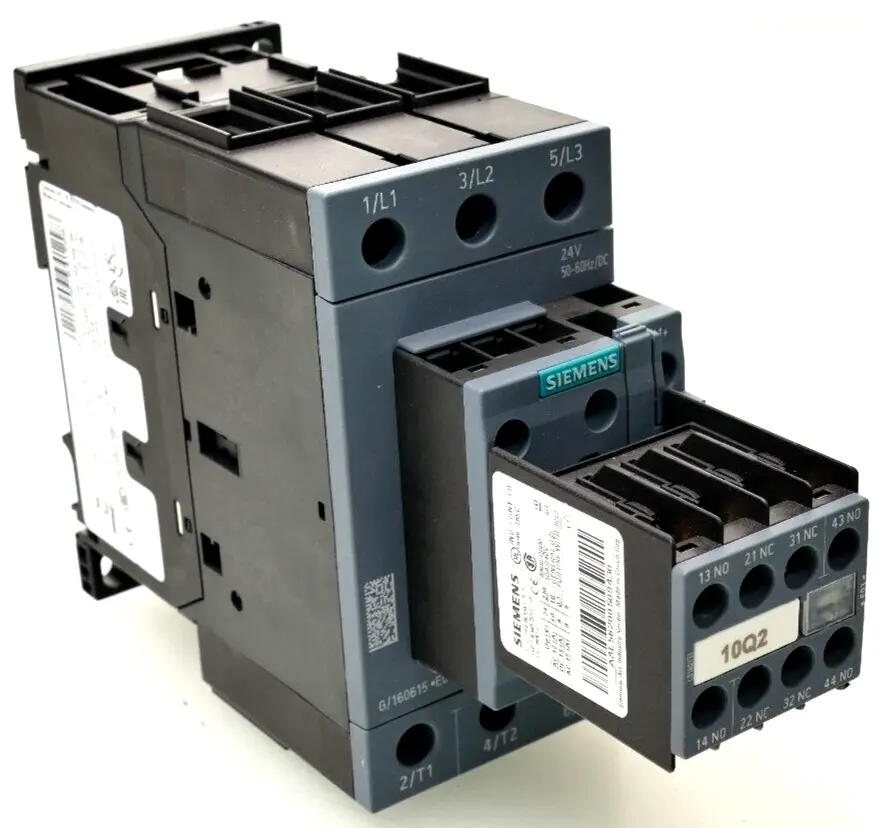 Produktfoto 1 von Siemens SIRIUS Leistungsschütz 3RT2 036-1NB34-3MA0 | E:01 | 3RT2036-1NB34-3MA0