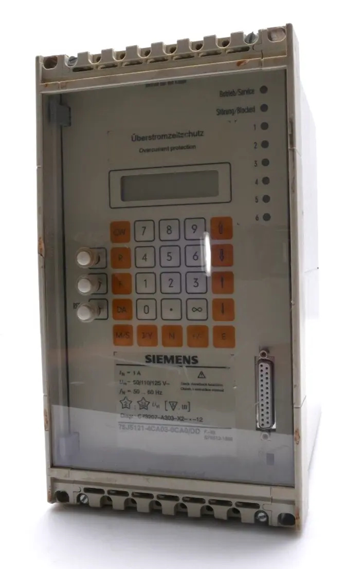 Produktfoto 1 von Siemens Überstromzeitschutz 7SJ5 121-4CA03-0CA0/DD | 7SJ5121-4CA03-0CA0/DD