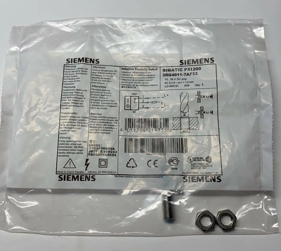 Produktfoto 1 von Siemens SIMATIC PXI220 Induktiver Sensor 3RG4 011-7AF33 | 3RG4011-7AF33