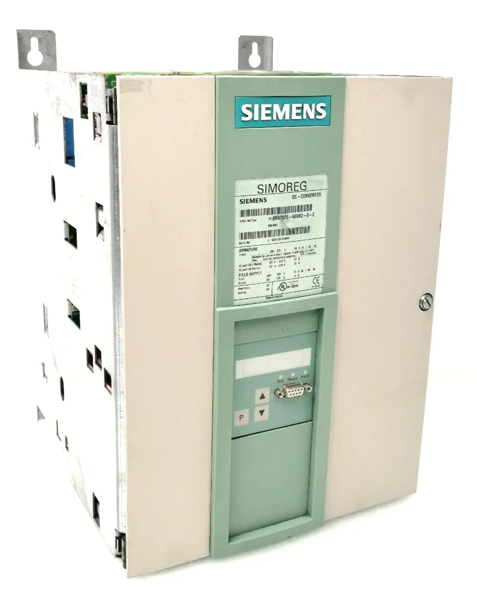 Produktfoto 1 von Siemens Simoreg Stromrichtergerät 6RA7 025-6GV62-0-Z | E: A2 | 6RA7025-6GV62-0-Z