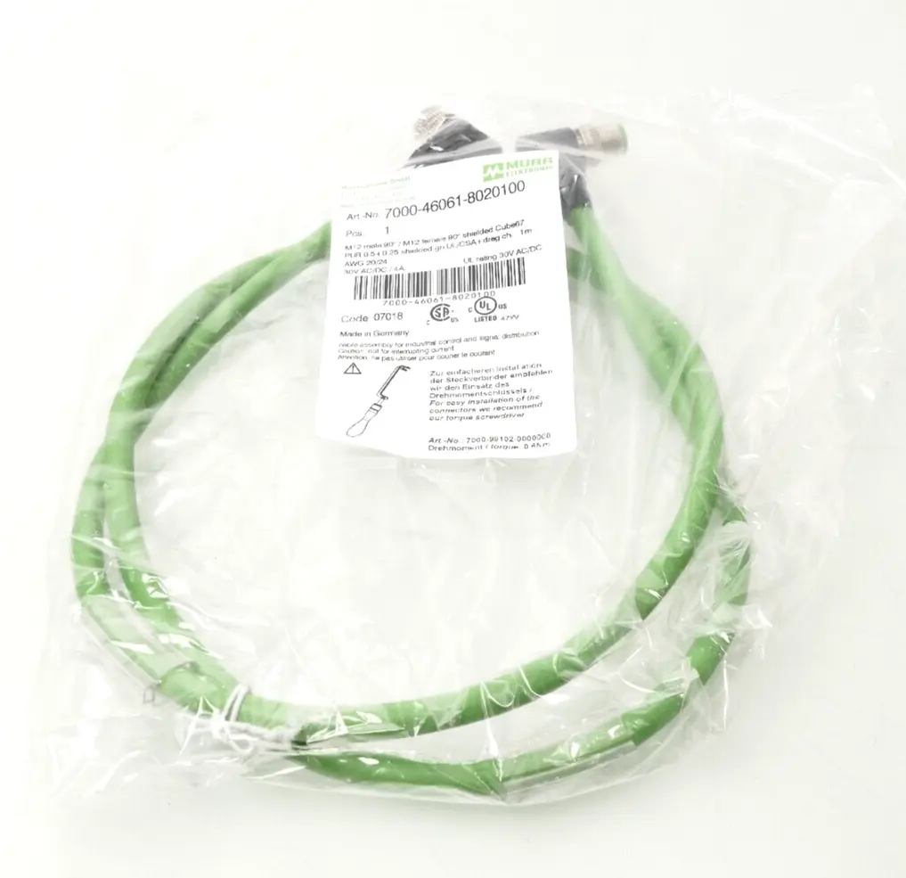 Produktfoto 1 von Murr Elektronik M12 Verbindungsleitung 1m | 7000-46061-8020100